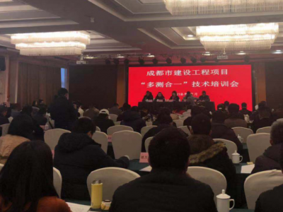 公司参加“多测合一”技术培训会